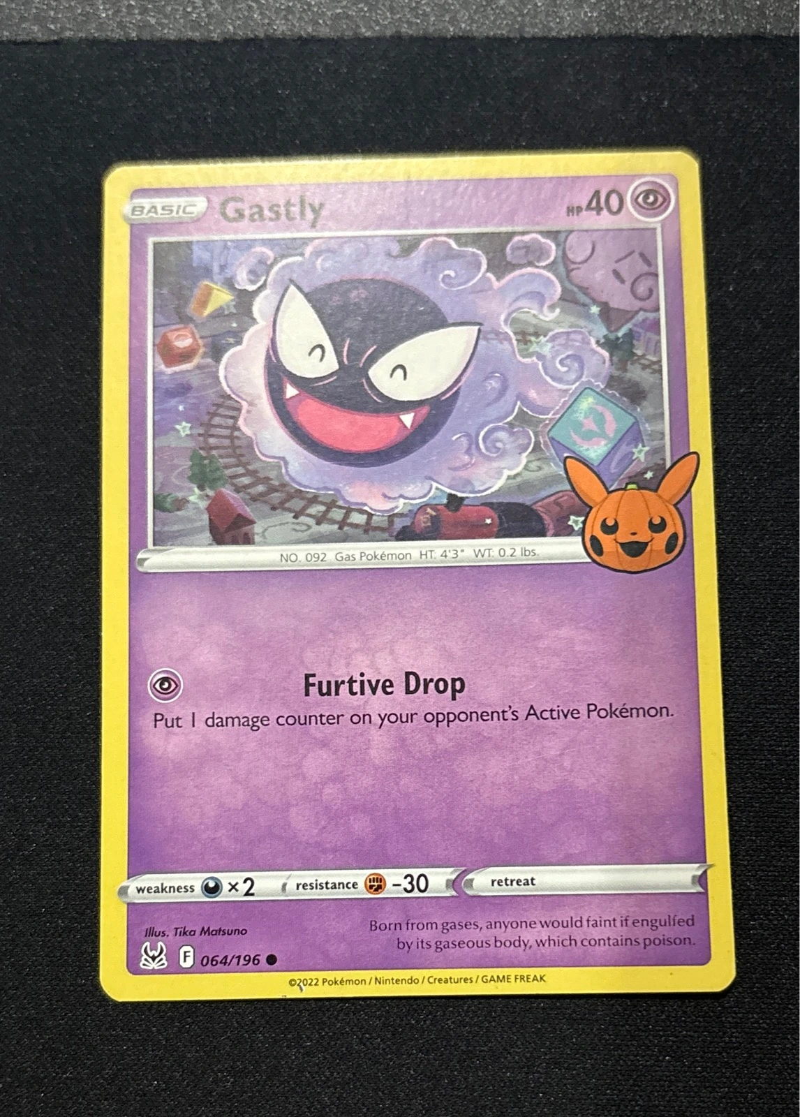 Gastly - Pokémon Trading Card Game: Trick or Trade BOOster Bundle #064/196