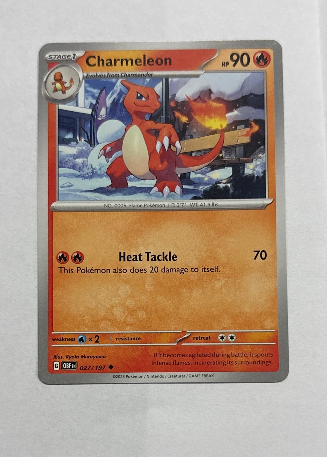 Charmeleon - Obsidian Flames #027/197