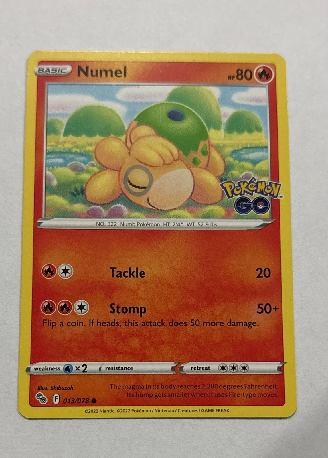 Numel - Pokémon GO #013/078