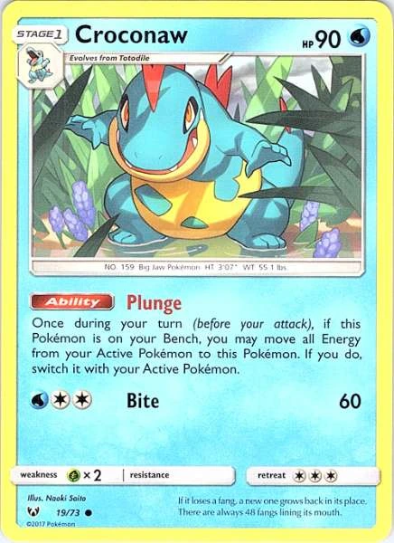 Croconaw - Shining Legends #19/73