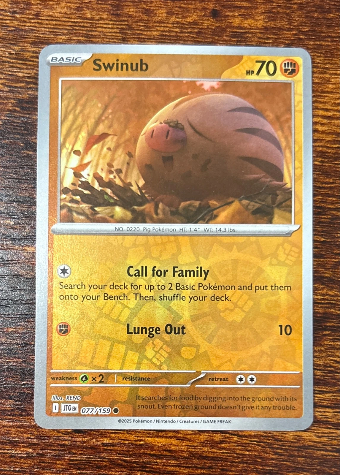 Swinub - Surging Sparks #077/159