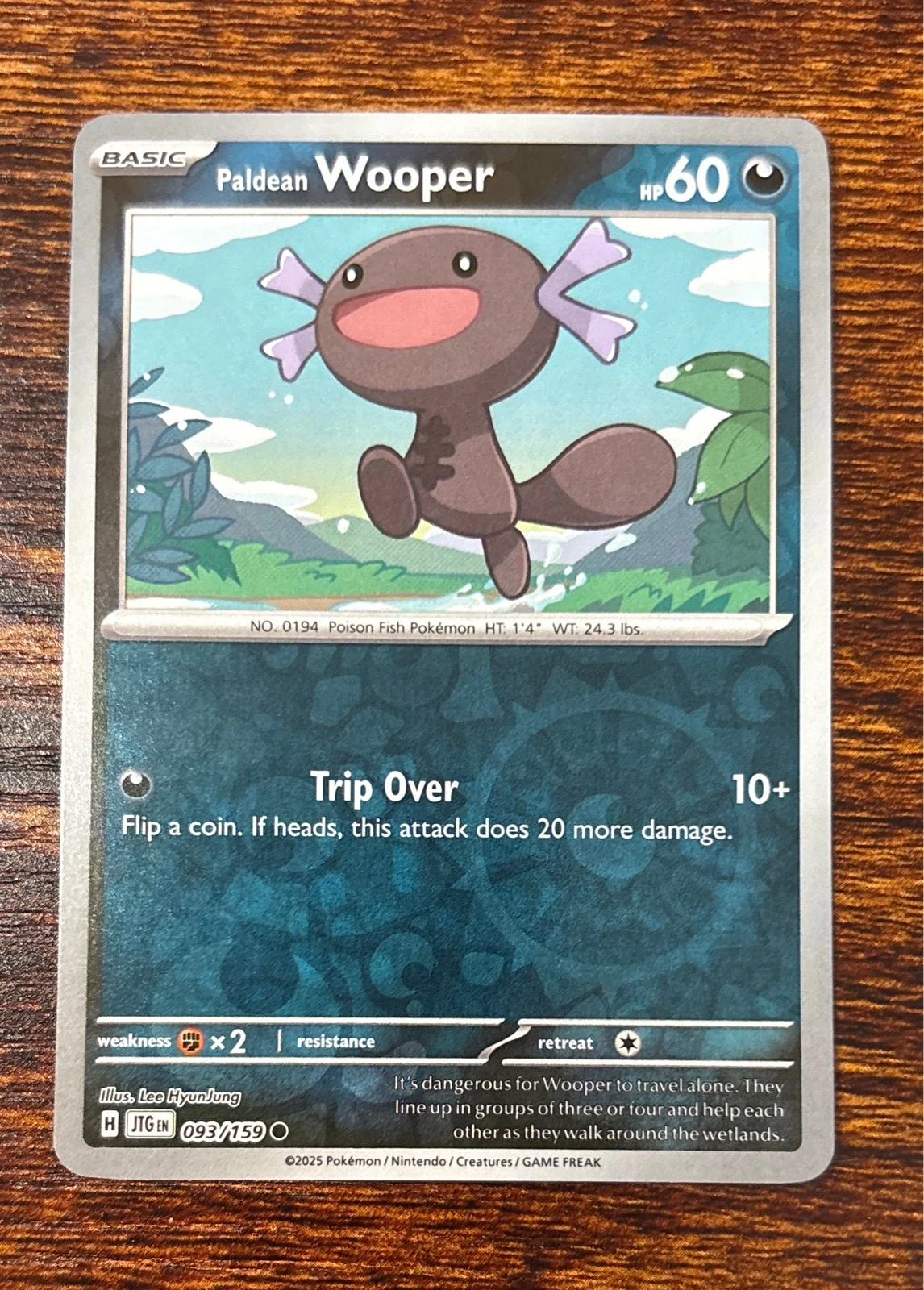 Paldean Wooper - Prismatic Evolutions #093/159