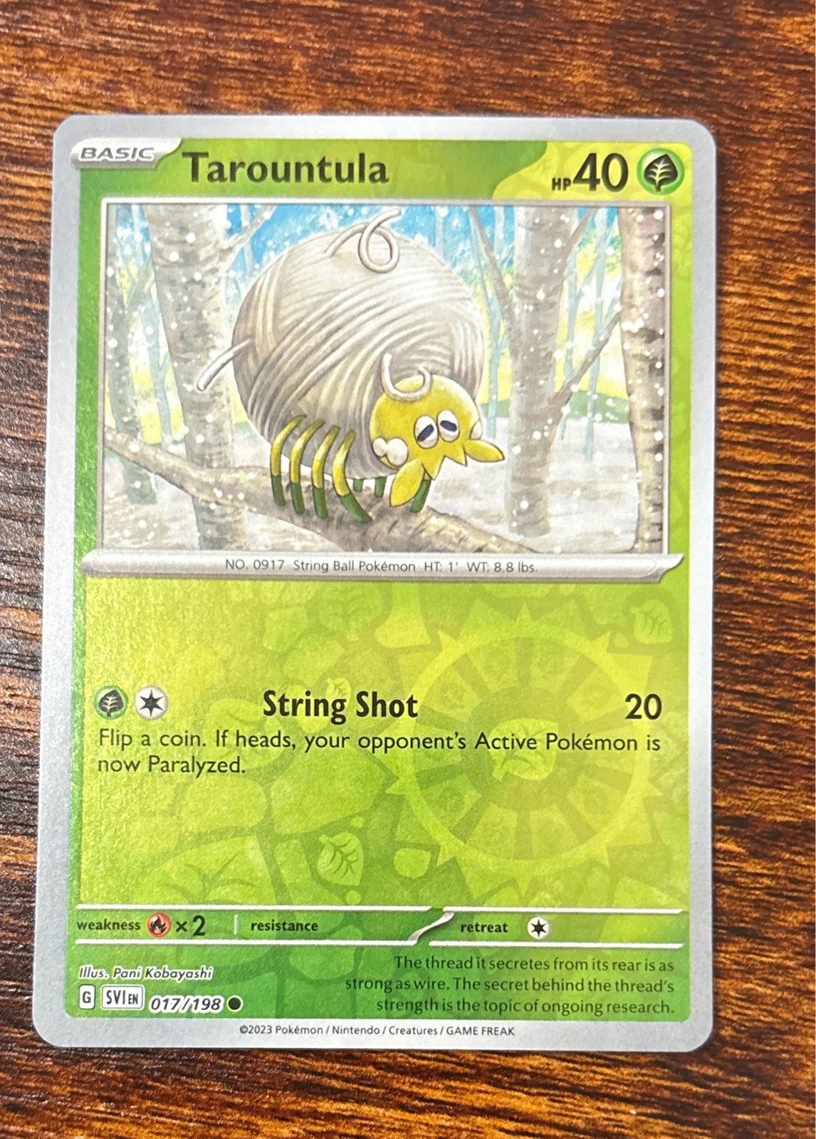 Tarountula - Scarlet & Violet #017/198