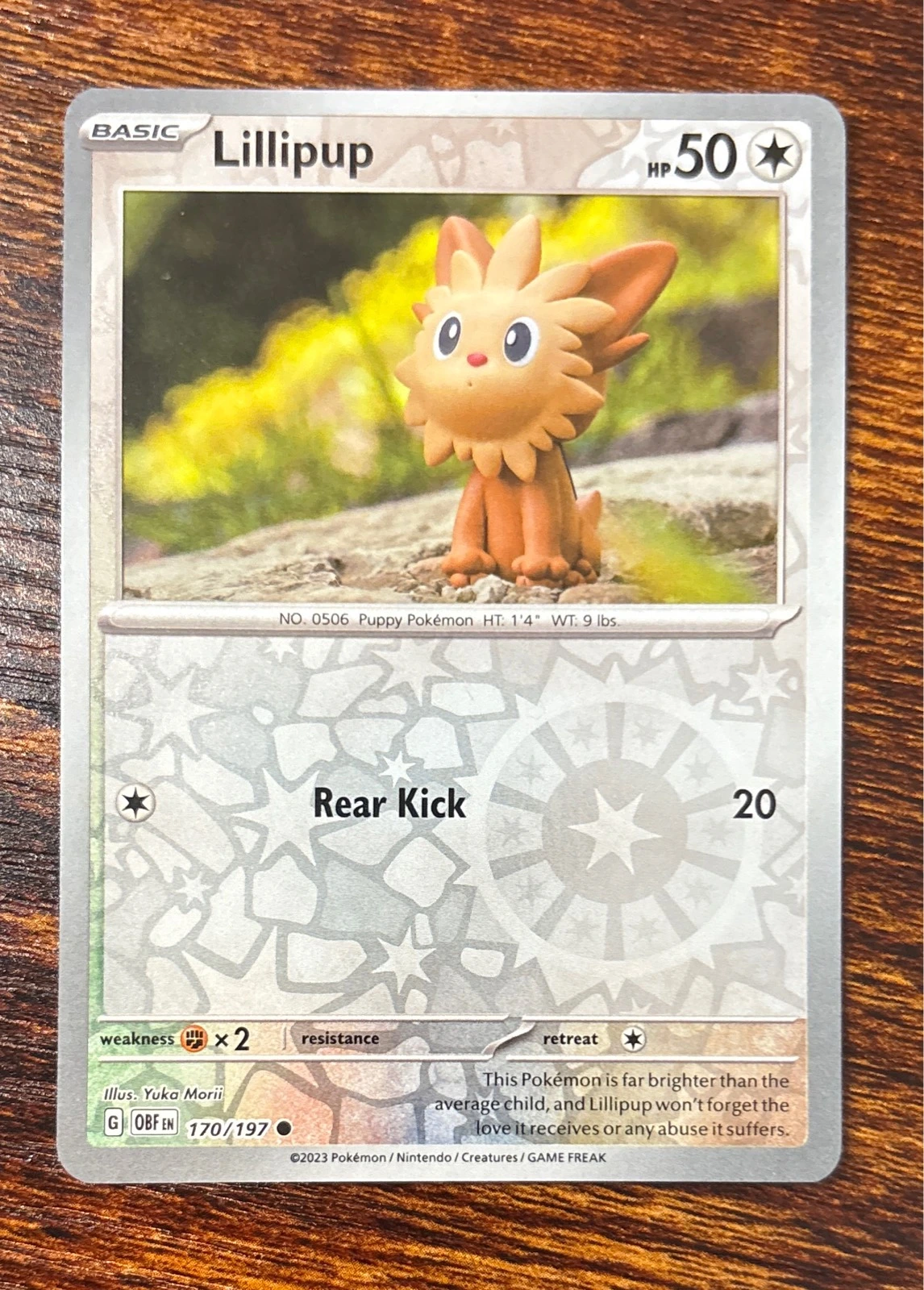 Lillipup - Obsidian Flames #170/197