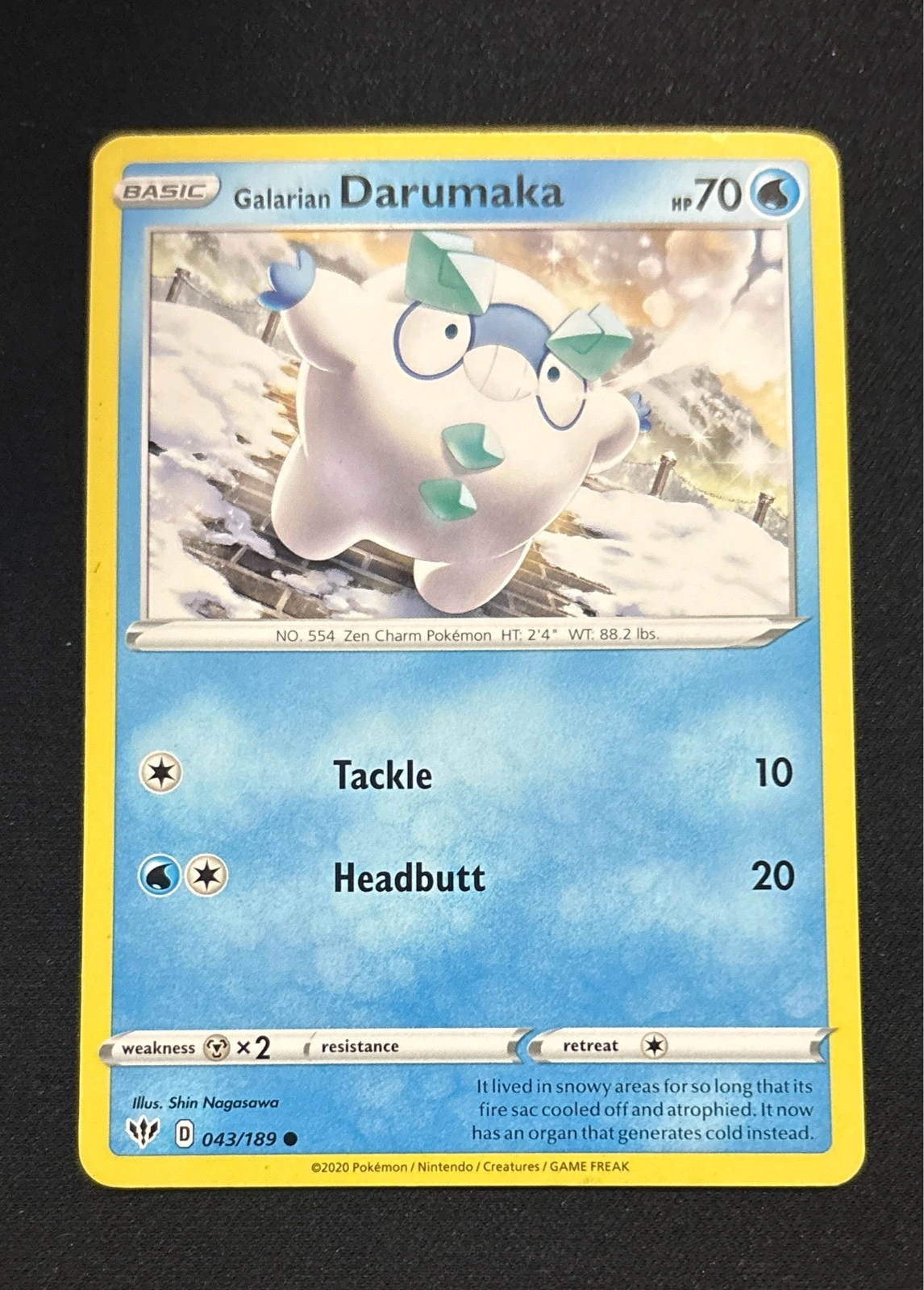Galarian Darumaka - Vivid Voltage #043/189