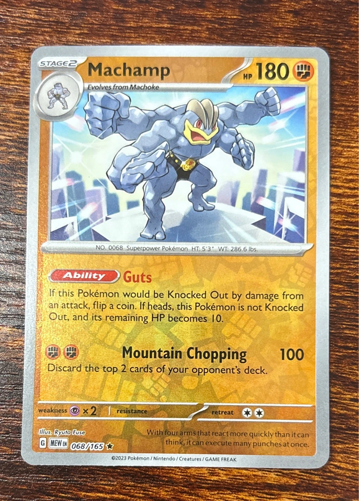 Machamp - Pokémon 151 #068/165