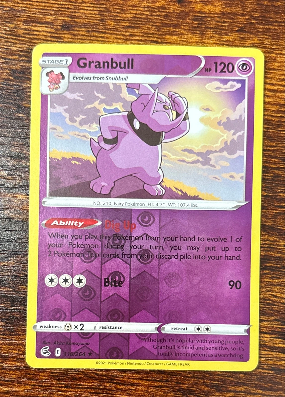 Granbull - Fusion Strike #116/264