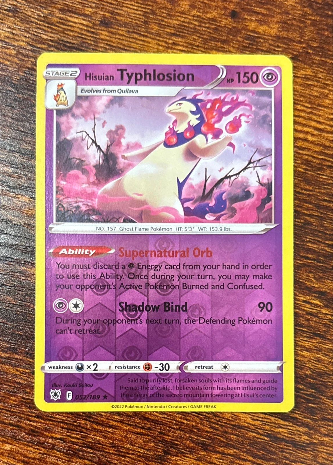 Hisuian Typhlosion - Astral Radiance #052/189