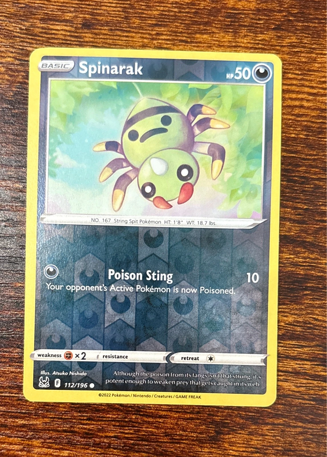 Spinarak - Silver Tempest #112/196