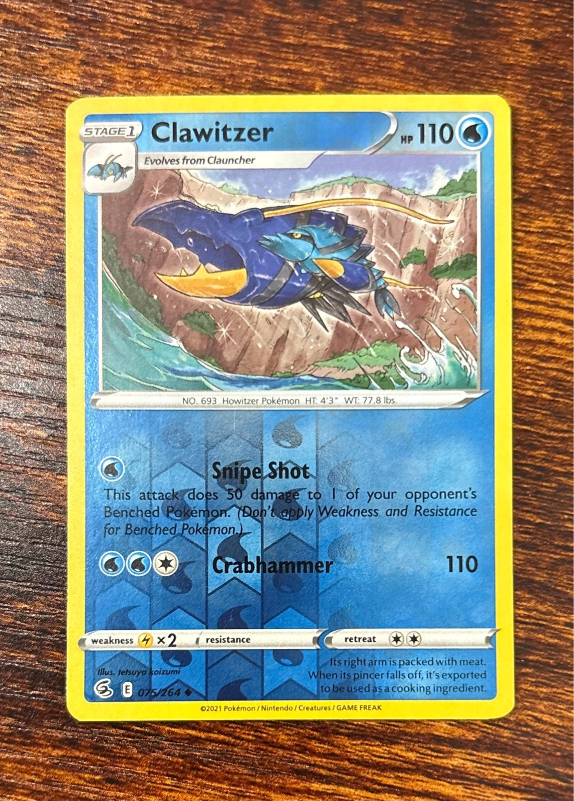Clawitzer - Fusion Strike #075/264