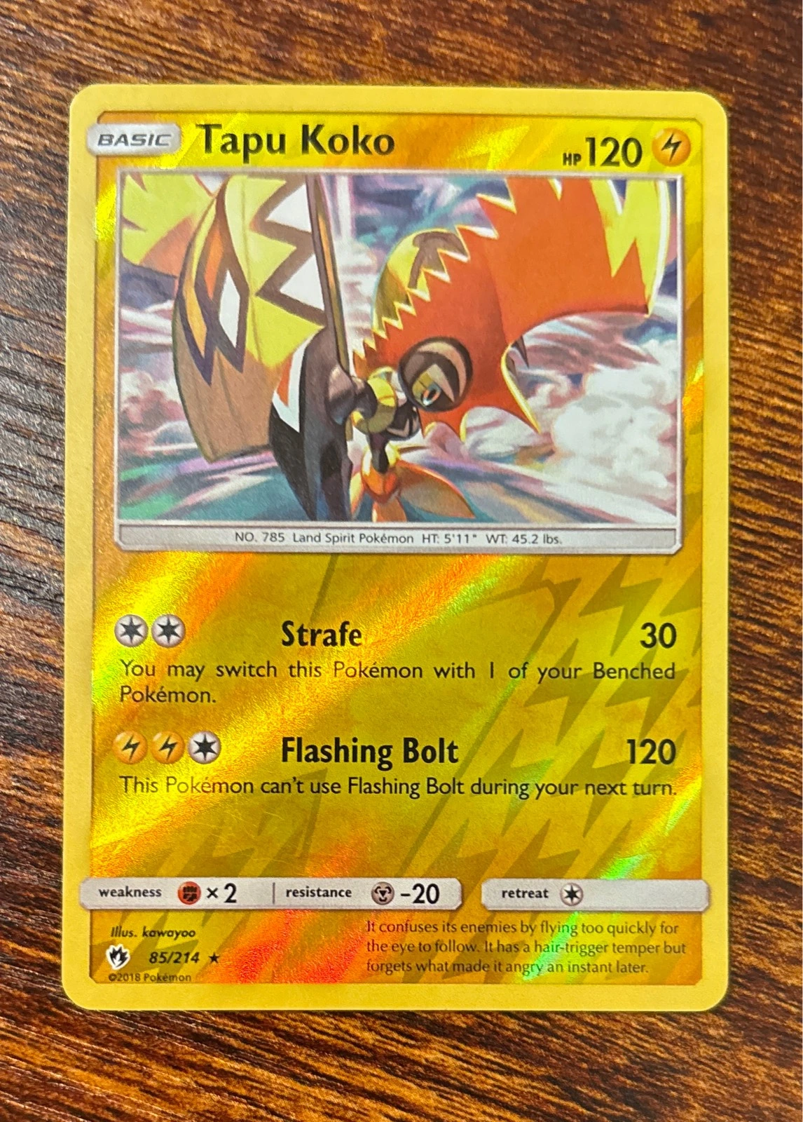 Tapu Koko - Lost Thunder #85/214
