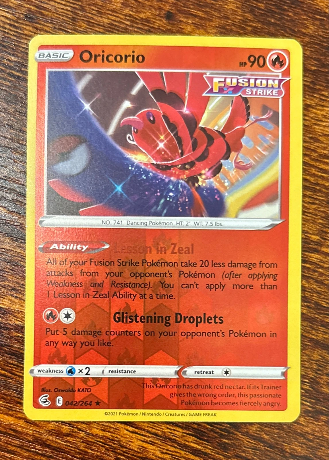 Oricorio - Fusion Strike #042/264