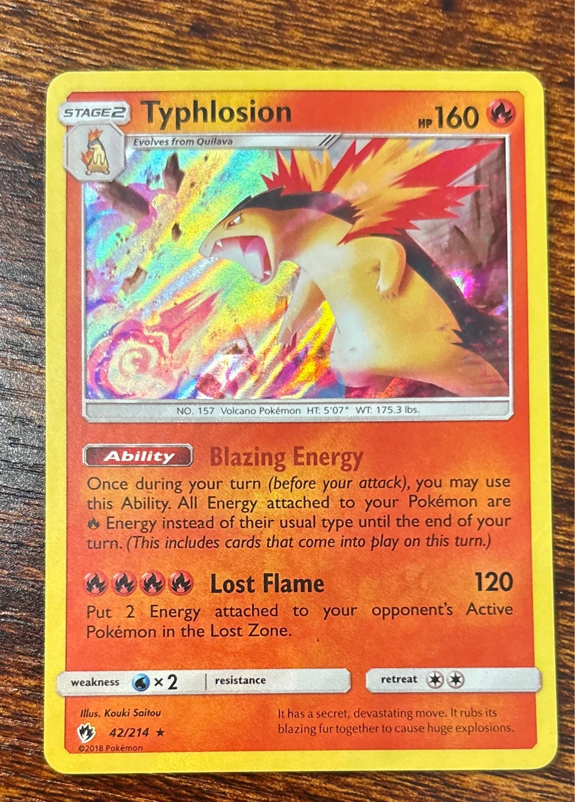 Typhlosion - Lost Thunder #42/214