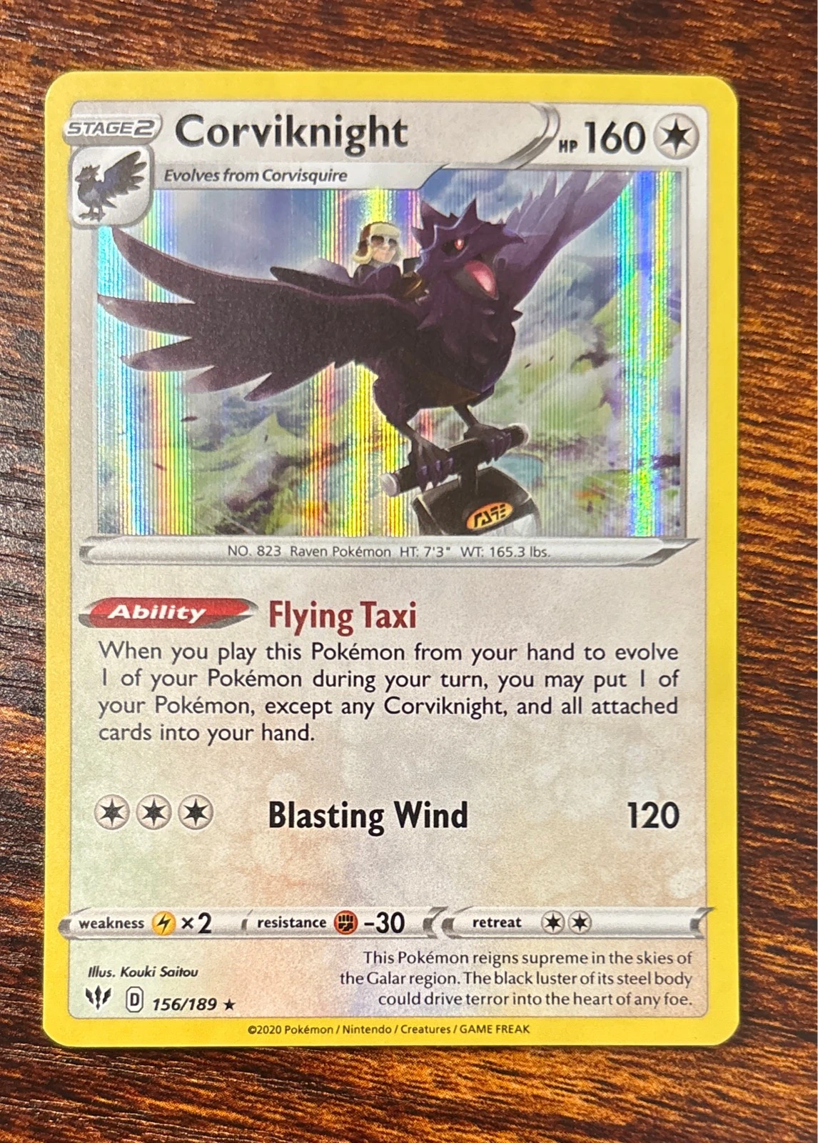 Corviknight - Vivid Voltage #156/189