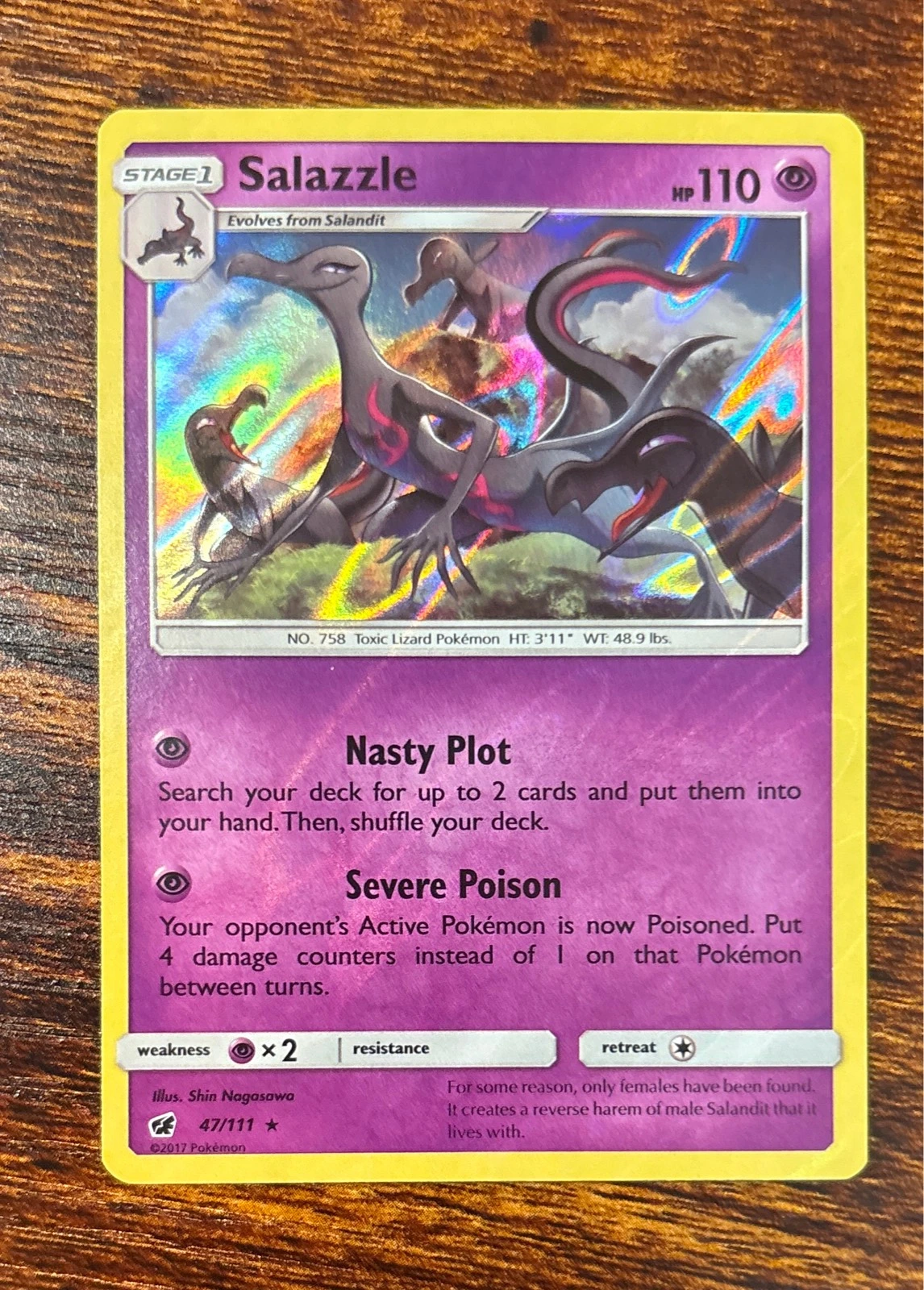 Salazzle - Burning Shadows #47/111