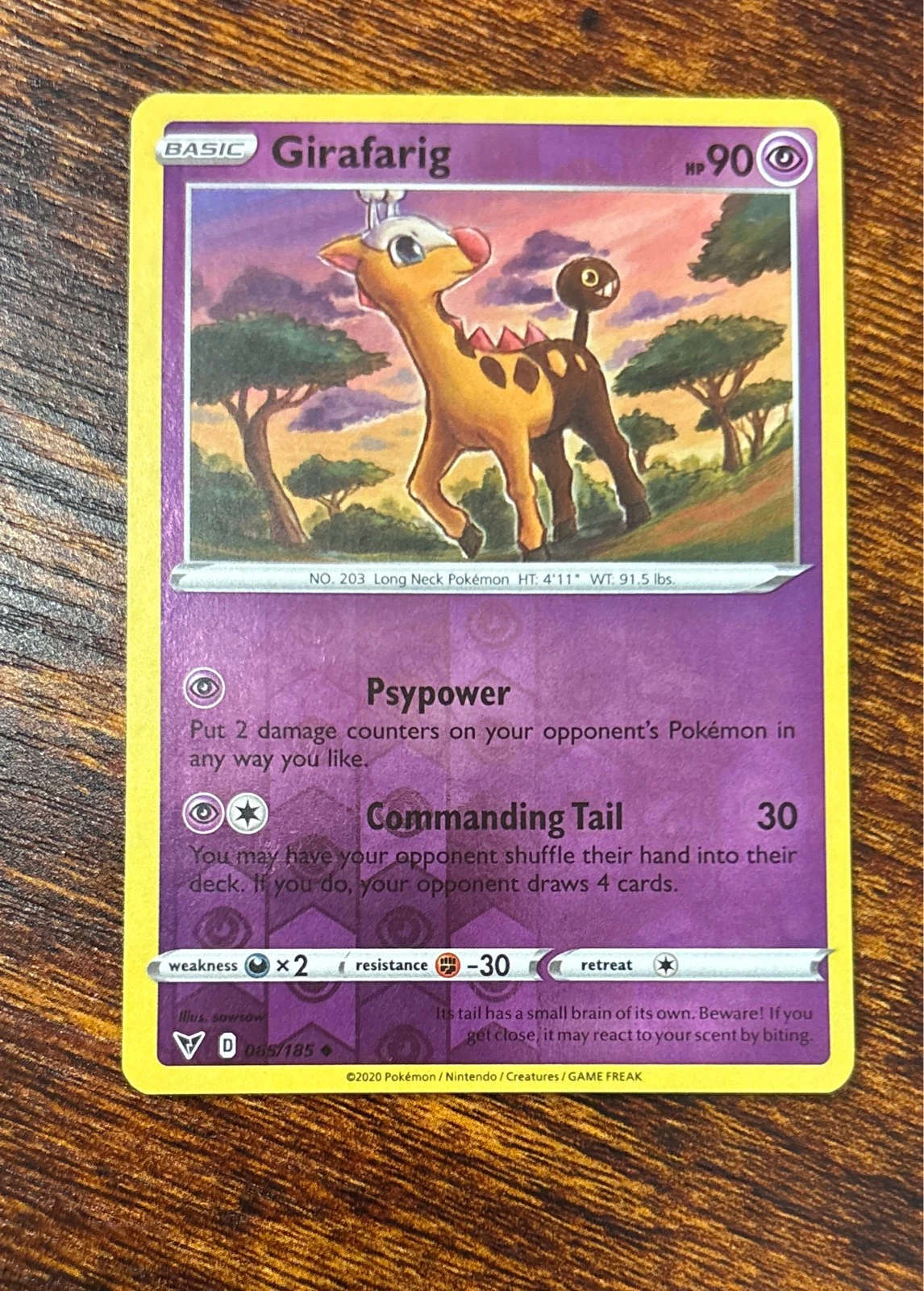 Girafarig - Vivid Voltage #085/185