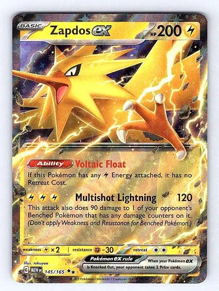 Zapdos ex - 151 #145/165