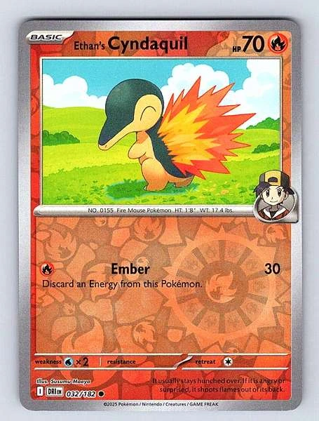 Ethan's Cyndaquil - Destined Rivals #032/182