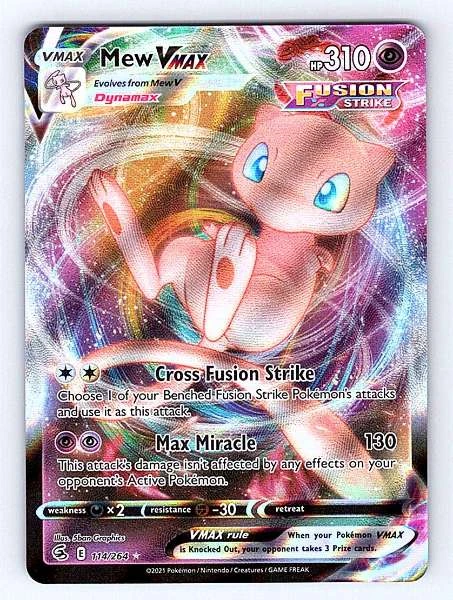 Mew VMAX - Fusion Strike #114/264