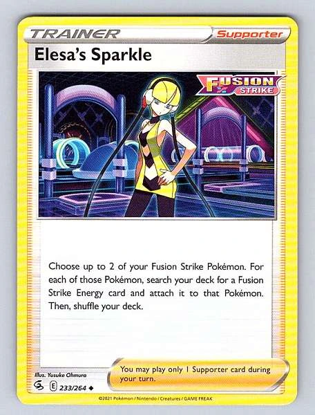 Elesa's Sparkle - Fusion Strike #233/264