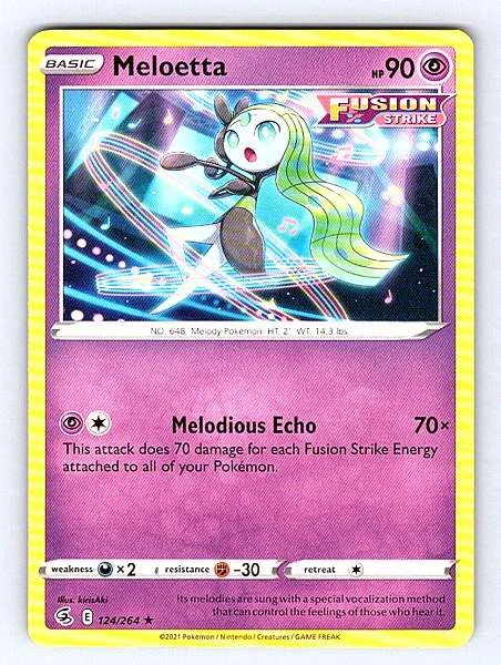 Meloetta - Fusion Strike #124/264