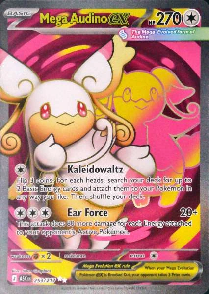 Mega Audino EX - Ascended Heroes #253/217