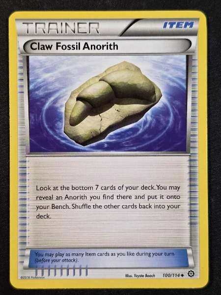 Claw Fossil Anorith - Steam Siege #100/114