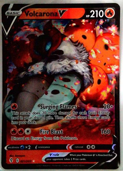 Volcarona V - Evolving Skies #021/203
