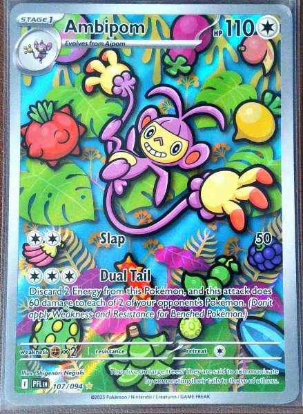 Ambipom - Phantasmal Flames #107/094