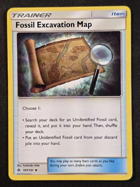 Fossil Excavation Map - Forbidden Light #107/131