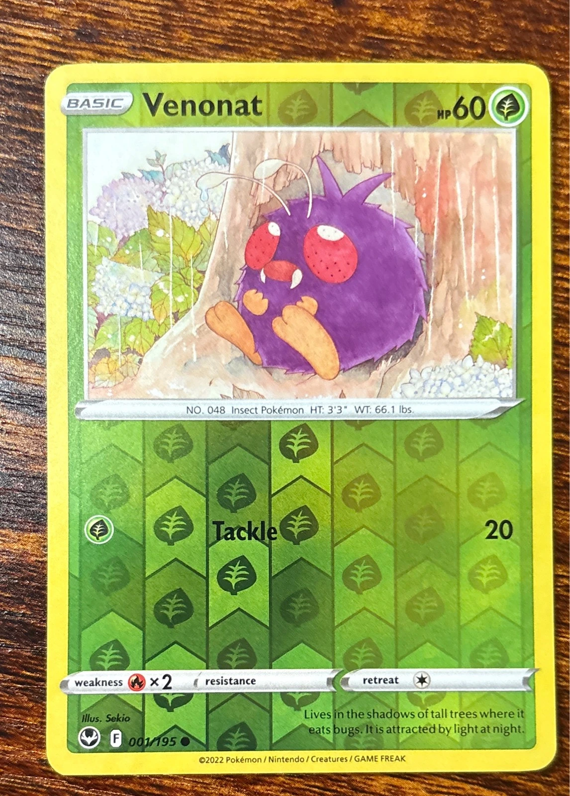 Venonat - Silver Tempest #001/195