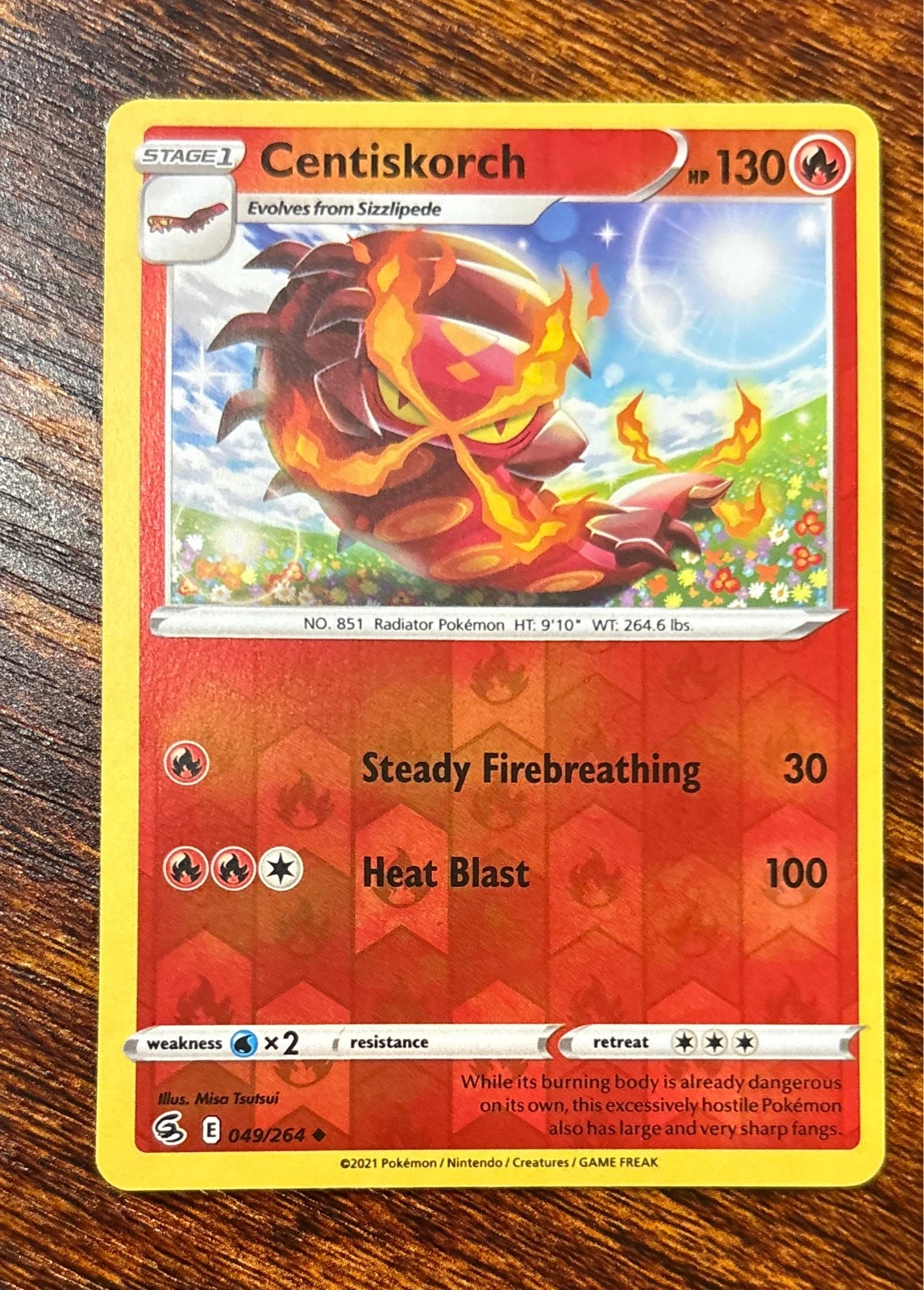 Centiskorch - Fusion Strike #049/264