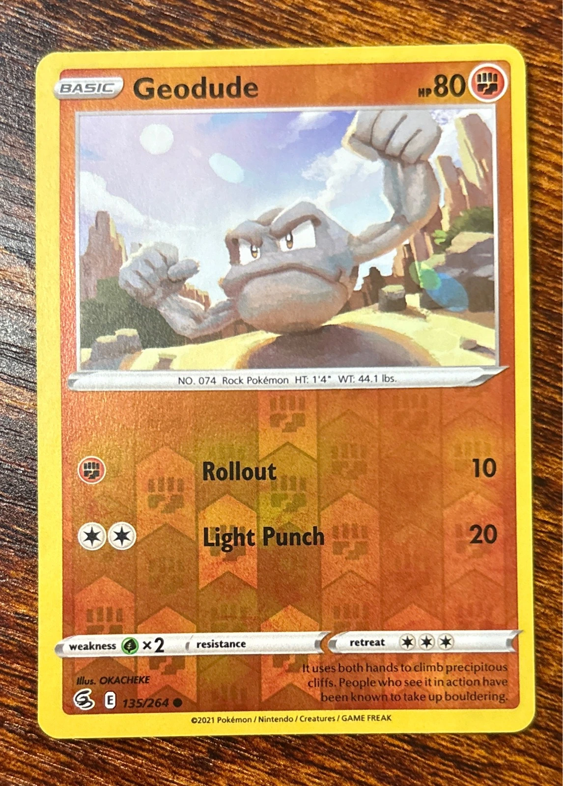 Geodude - Fusion Strike #135/264