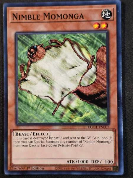 Nimble Momonga - Egyptian God Deck: Obelisk the Tormentor #EGO1-EN007