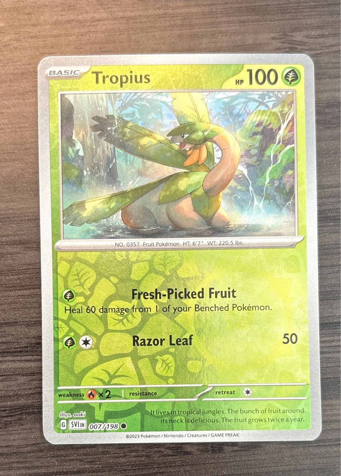 Tropius - Scarlet & Violet #007/198