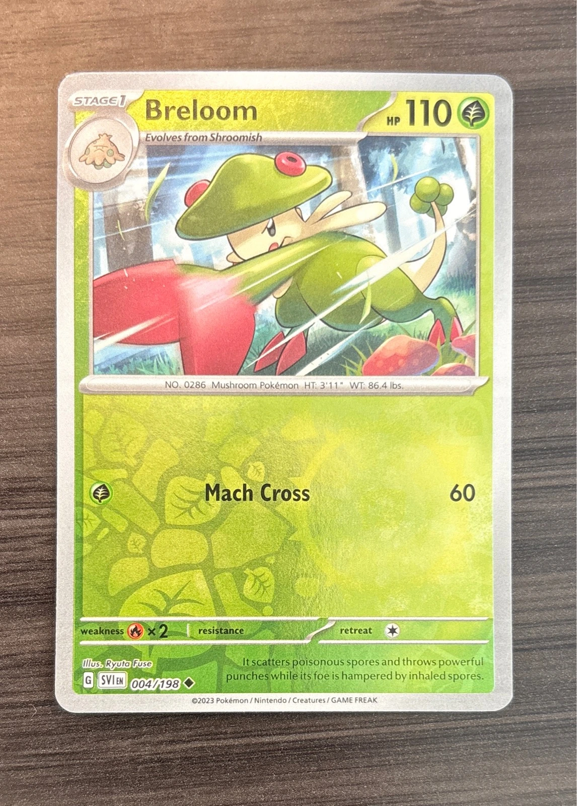 Breloom - Scarlet & Violet #004/198