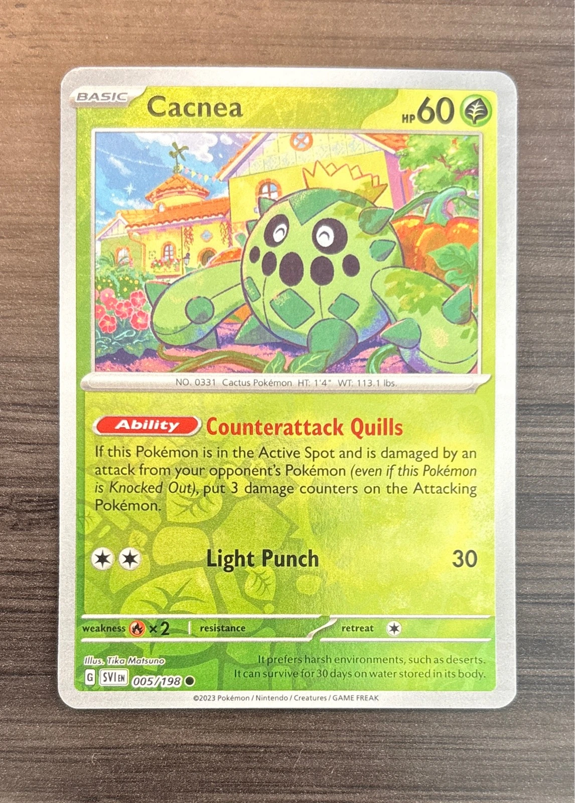 Cacnea - Scarlet & Violet #005/198
