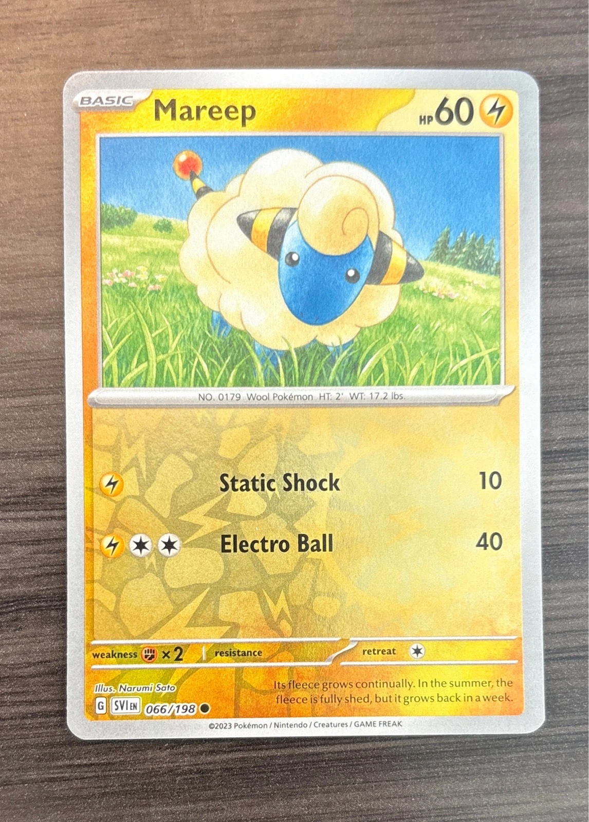 Mareep - Scarlet & Violet #066/198