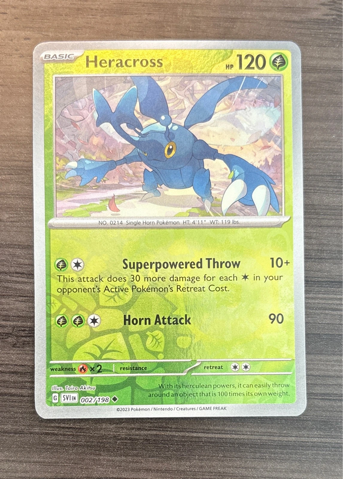 Heracross - Scarlet & Violet #002/198