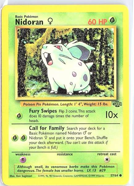 Nidoran ♀ - Jungle #57/64