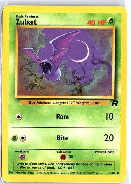 Zubat - Team Rocket #70/82