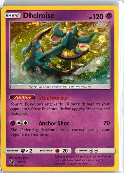 Dhelmise - Sun & Moon Black Star Promos #SM53