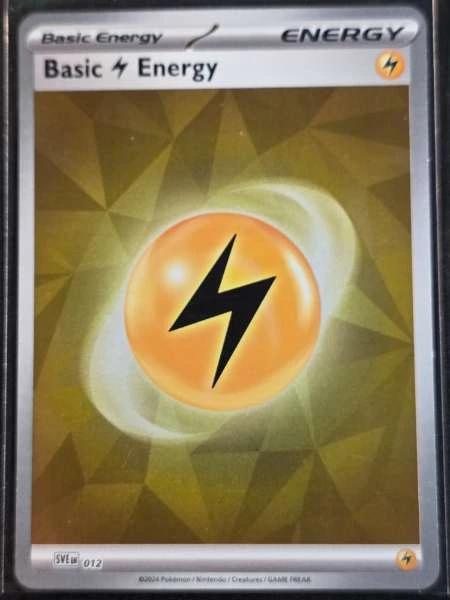 Basic Lightning Energy - Scarlet & Violet Energies #012