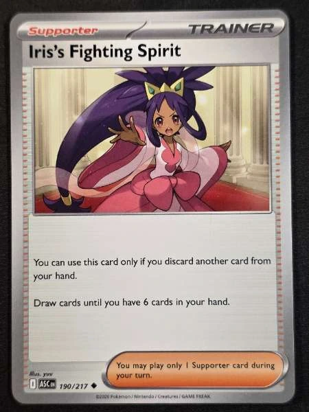 Iris's Fighting Spirit - Ascended Heroes #190/217
