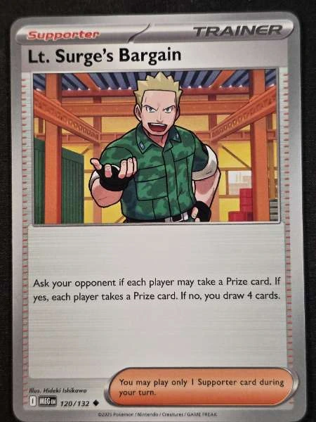 Lt. Surge's Bargain - Gym Heroes #120/132