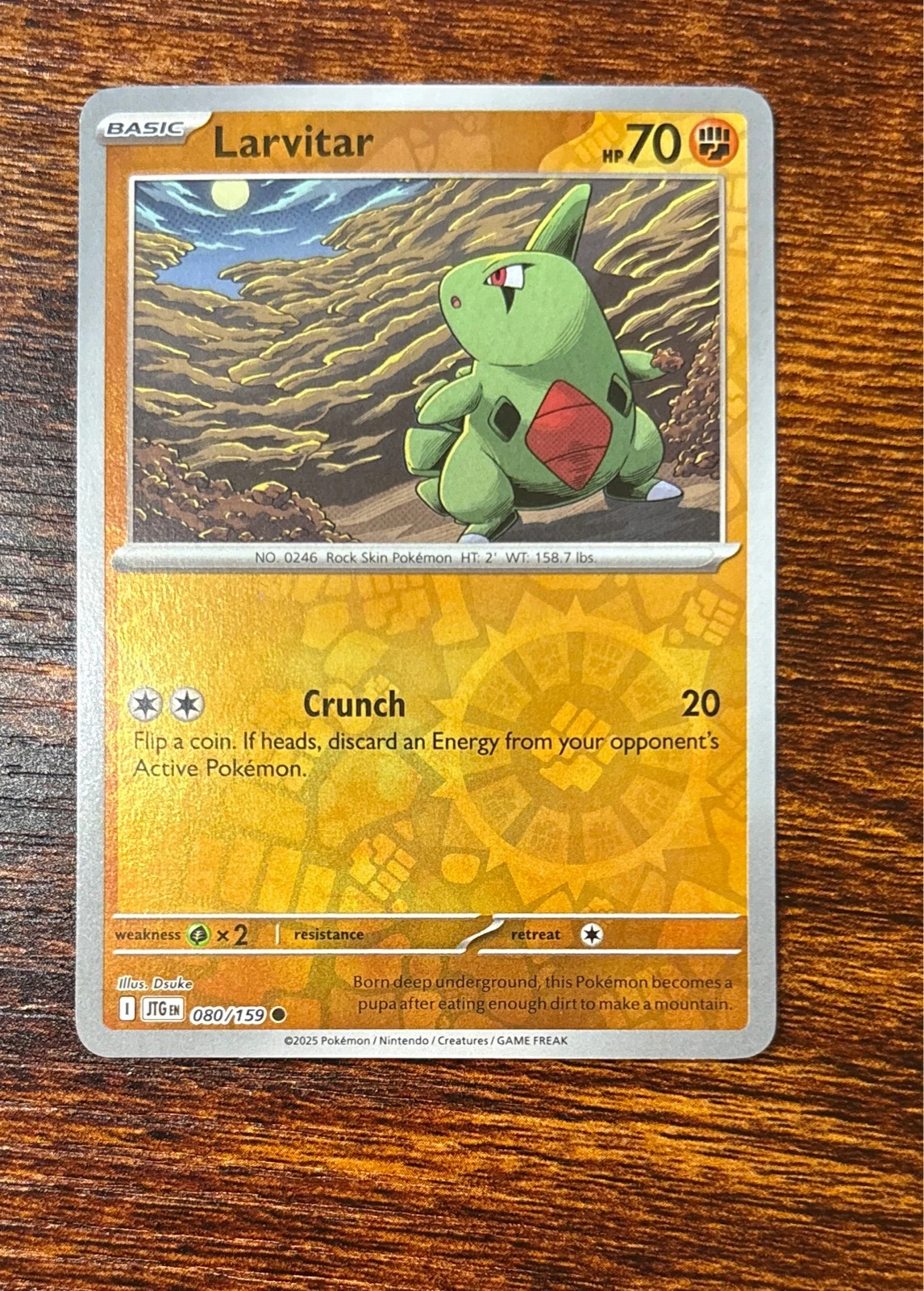 Larvitar - Pokémon TCG: Scarlet & Violet—Prismatic Evolutions #080/159