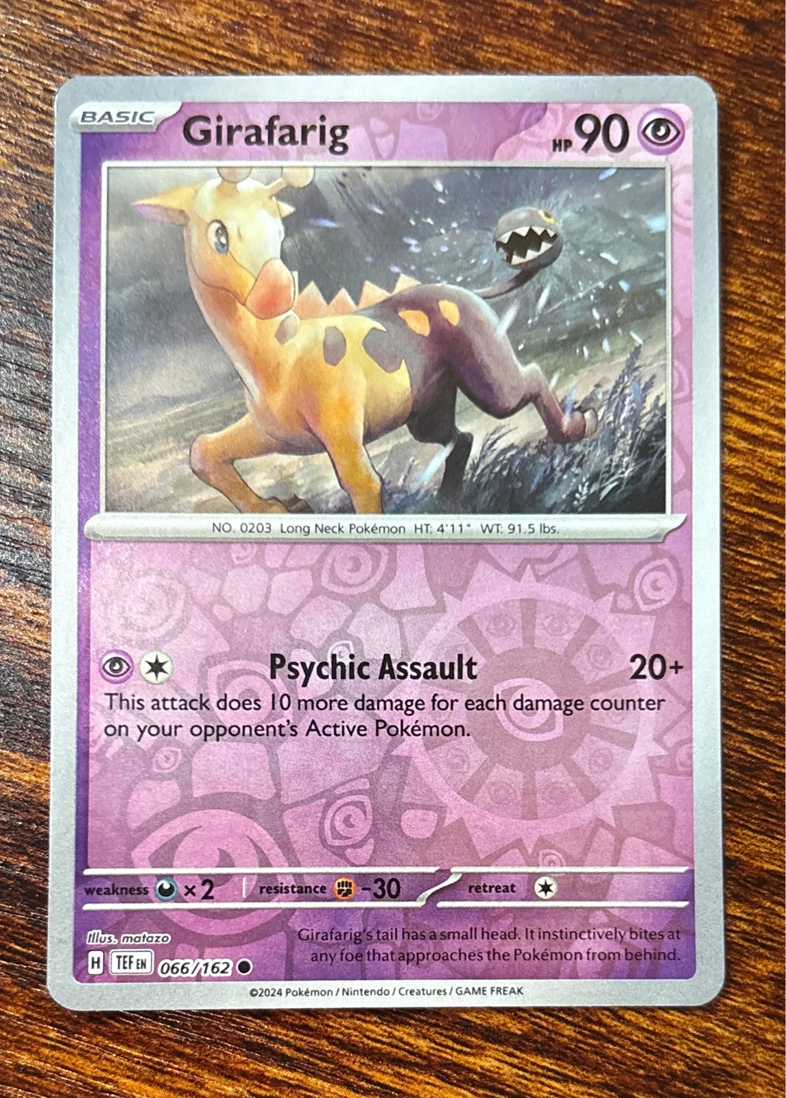 Girafarig - Temporal Forces #066/162