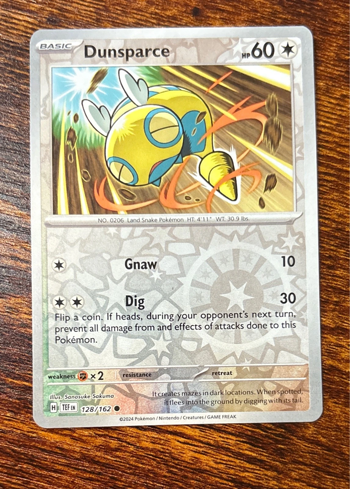 Dunsparce - Temporal Forces #128/162