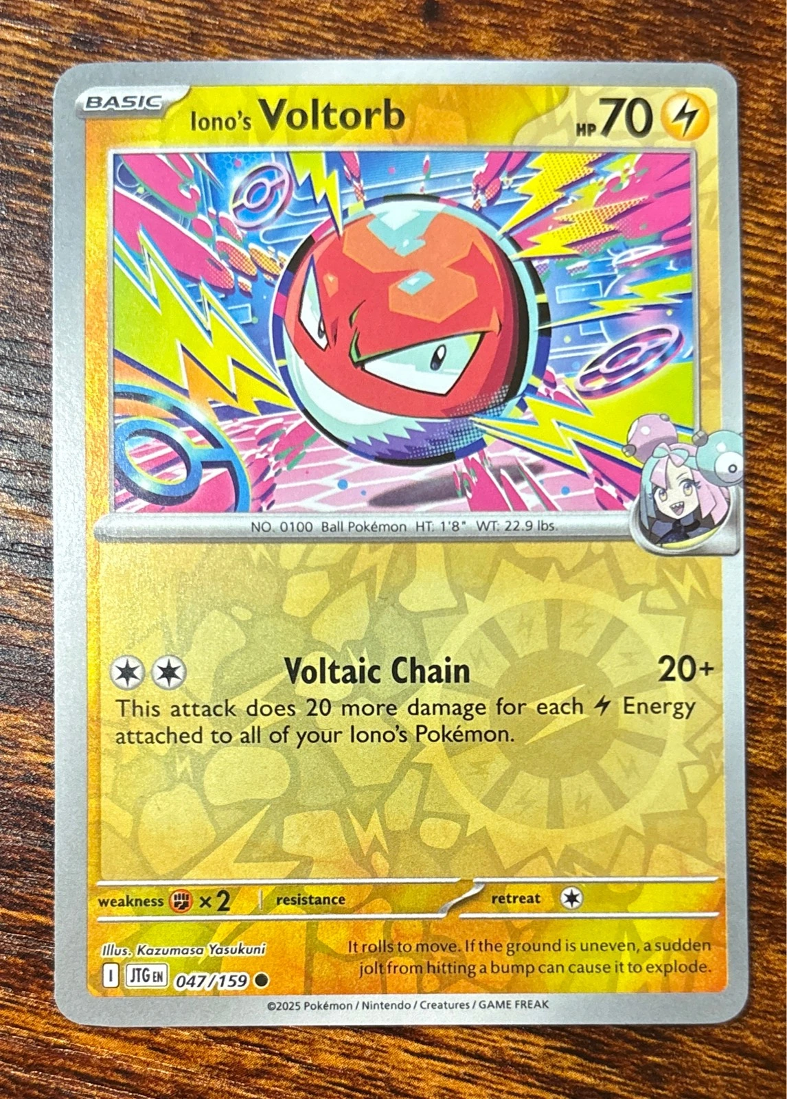 Iono's Voltorb - Prismatic Evolutions #047/159