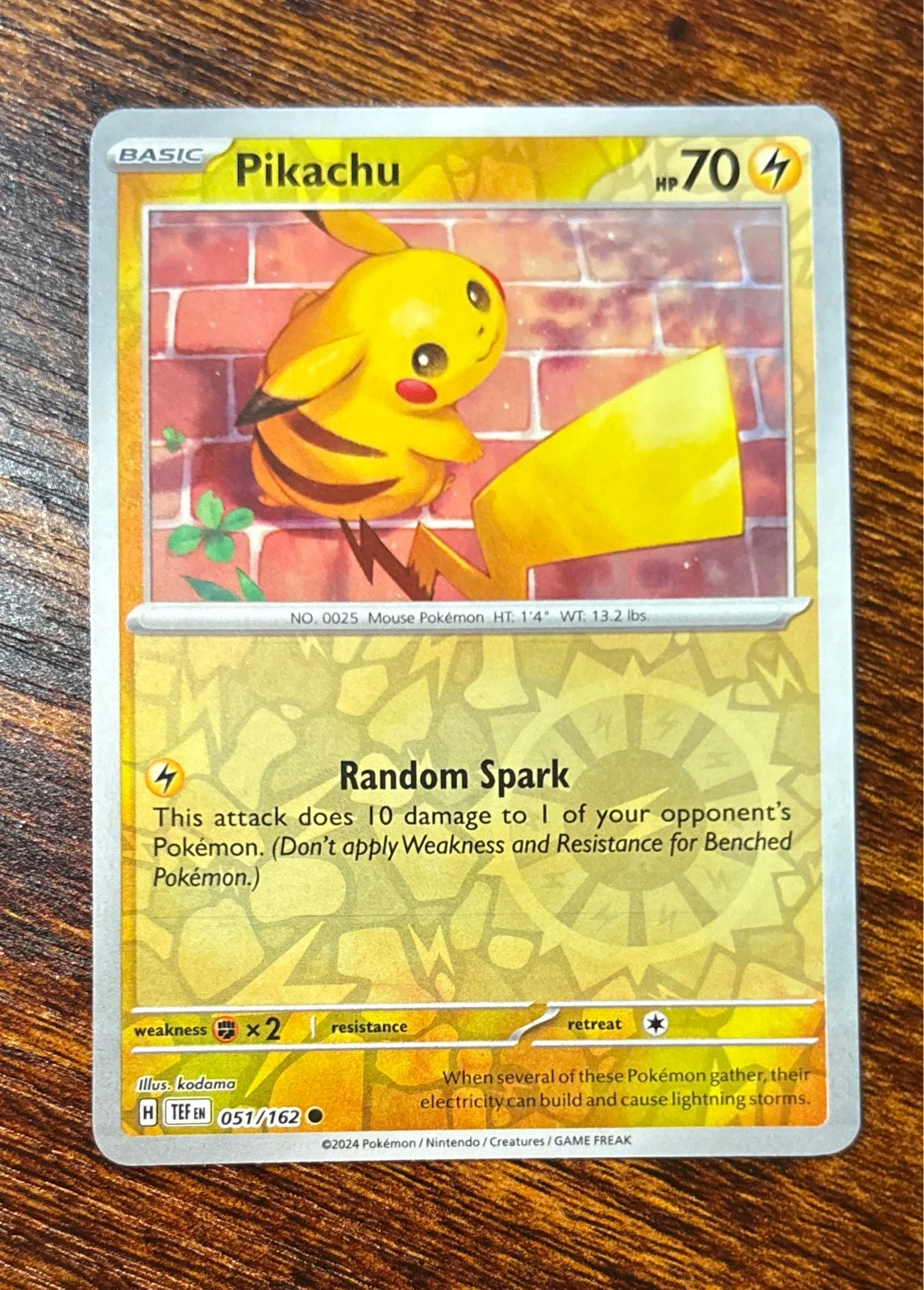 Pikachu - Temporal Forces #051/162